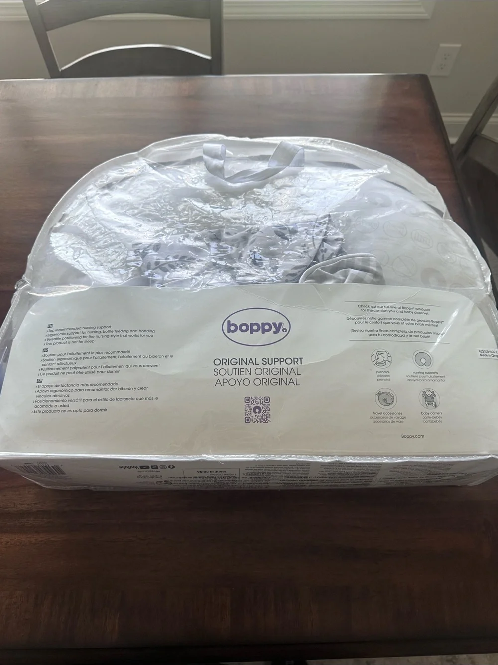 Boppy White Nursing Support Pillow